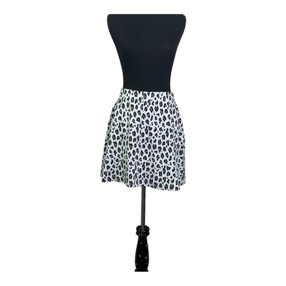 Loft animal print pull on mini skirt size SP - Picture 8 of 11